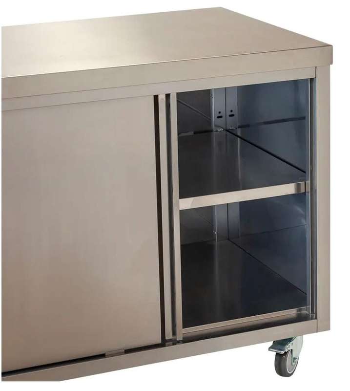 Stainless Steel Drawer Service Counter With Storage - 1800mm x 700mm x 900mmH