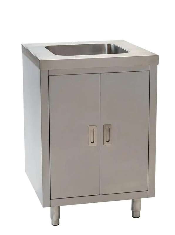 Stainless Steel Sink Cabinet   - Single Bowl - 650mm x 700mm x 900mmH