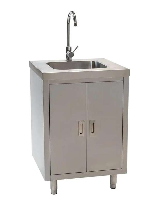 Stainless Steel Sink Cabinet   - Single Bowl - 650mm x 700mm x 900mmH