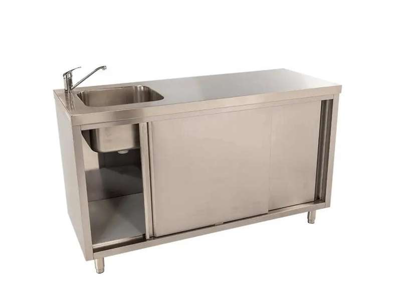 Single Bowl Sink Cabinet -  LHS or RHS Basin Intergration - 1500mm x 700mm x 900mmH