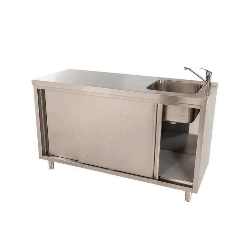 Single Bowl Sink Cabinet -  LHS or RHS Basin Intergration - 1500mm x 700mm x 900mmH