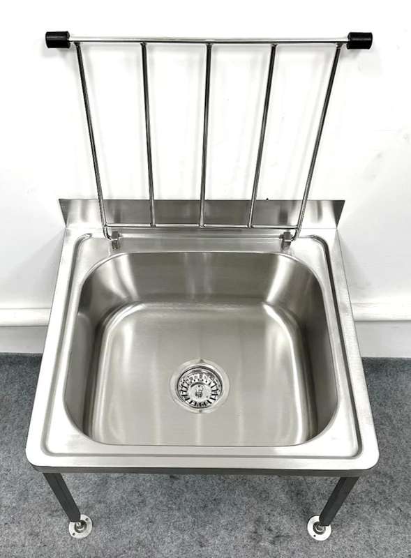 Commercial Stainless Steel Wall Mounted / Floor Mounted Dual Use Cleaner's Sink, Janitor Sink, Ut...
