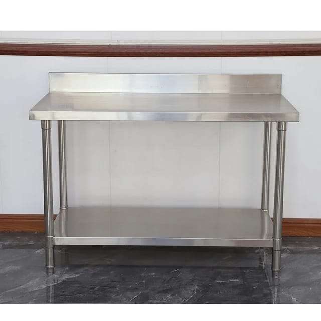 Stainless Steel Splash Back Workbench