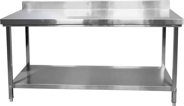 Stainless Steel Splash Back Workbench