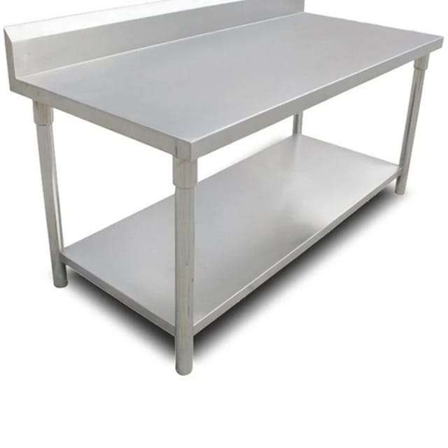 Stainless Steel Splash Back Workbench