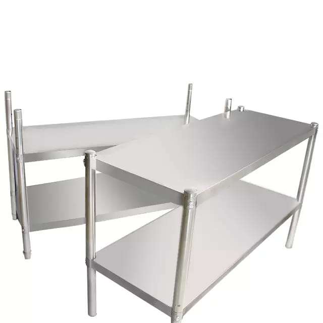 4-Tier Stainless Steel Shelving Unit