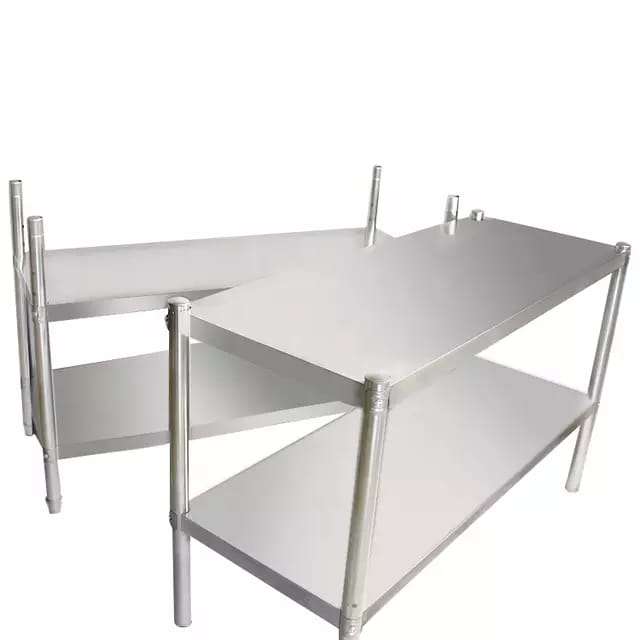 4-Tier Stainless Steel Shelving Unit