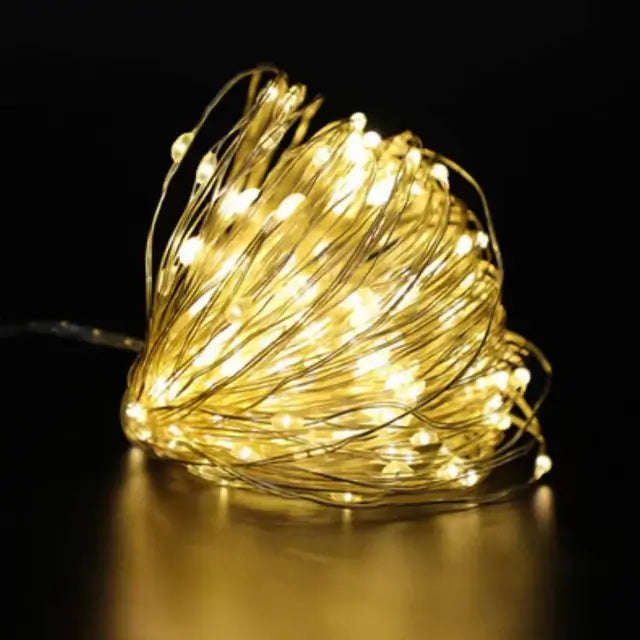 LED Fairy Lights - Battery Powered - 10m, 100 LED