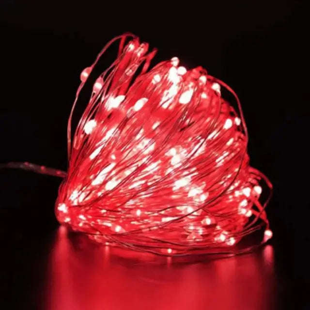 LED Fairy Lights - Battery Powered - 10m, 100 LED