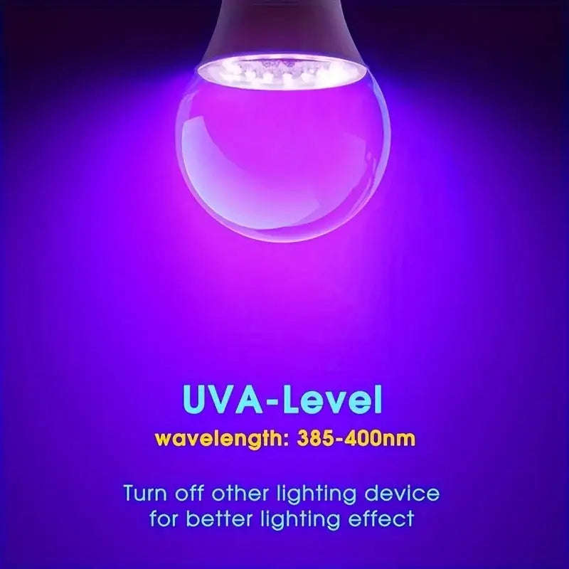 Purple UV LED Light Bulb - 15W