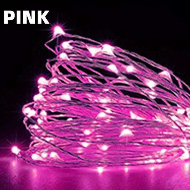 LED Fairy Lights - USB Powered - 10m, 100 LED