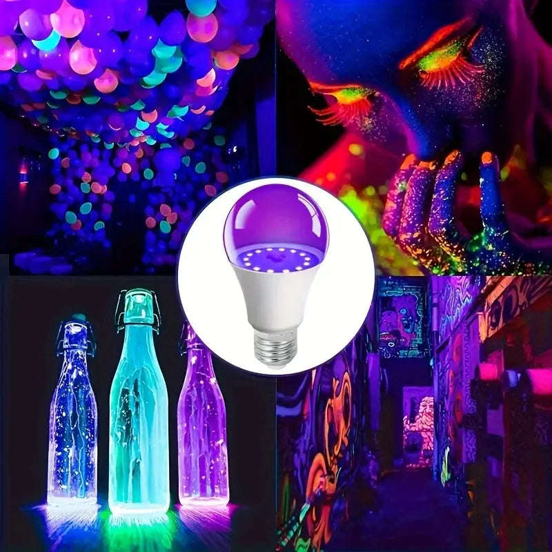 Purple UV LED Light Bulb - 15W
