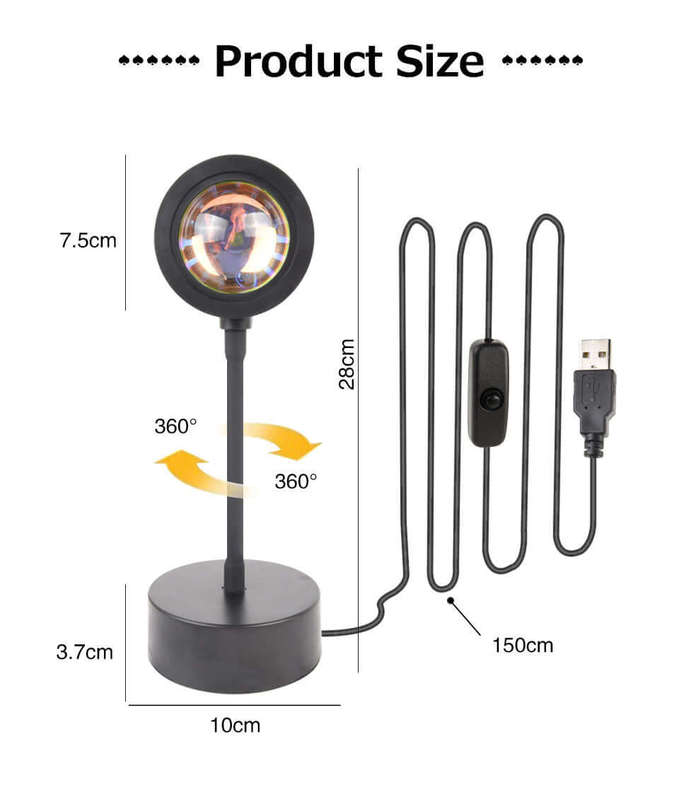 Smart Sunset Projector Lamp LED Night Light