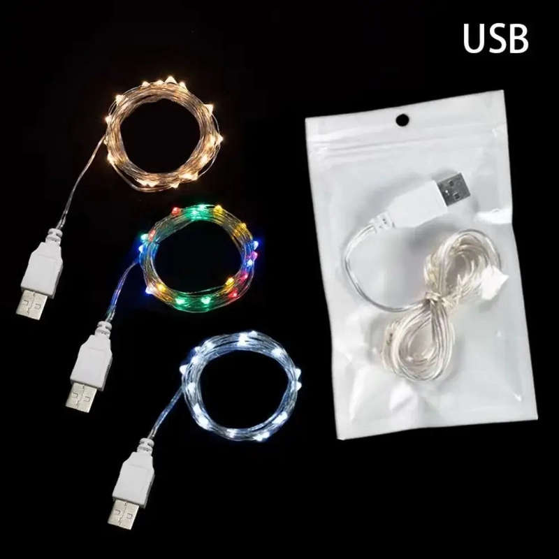 LED Fairy Lights - USB Powered - 10m, 100 LED
