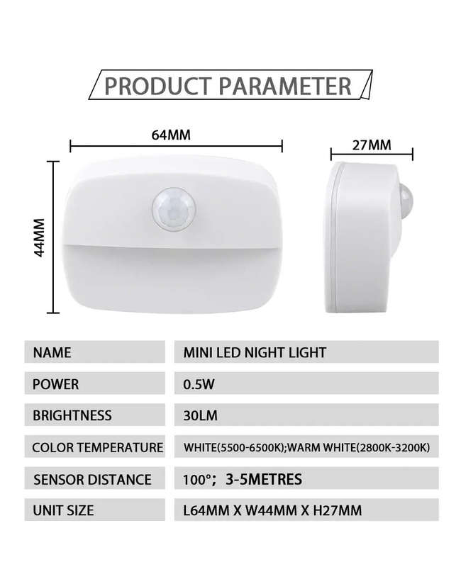 Smart Motion Sensor LED Night Light