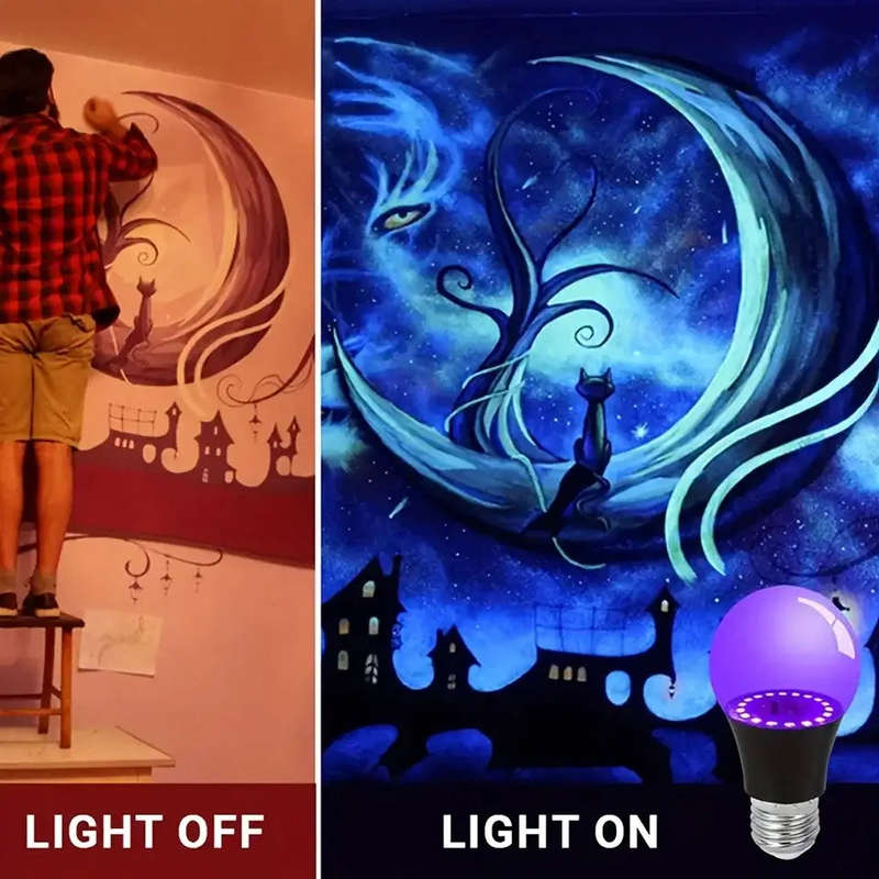 Purple UV LED Light Bulb - 15W