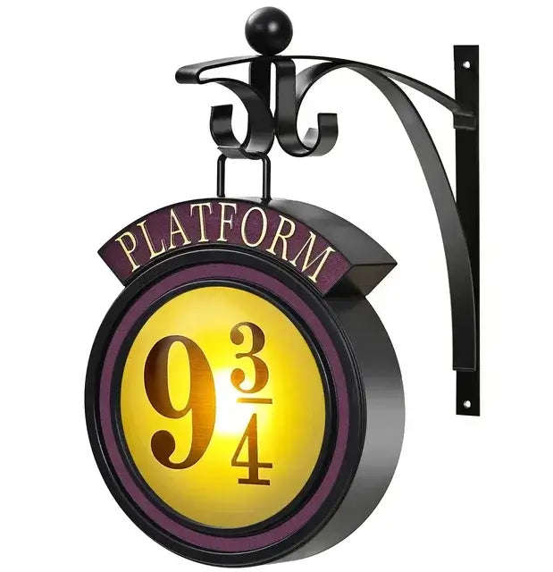 Harry Potter Platform 9 3/4 Decorative Wall Hanging Night Light