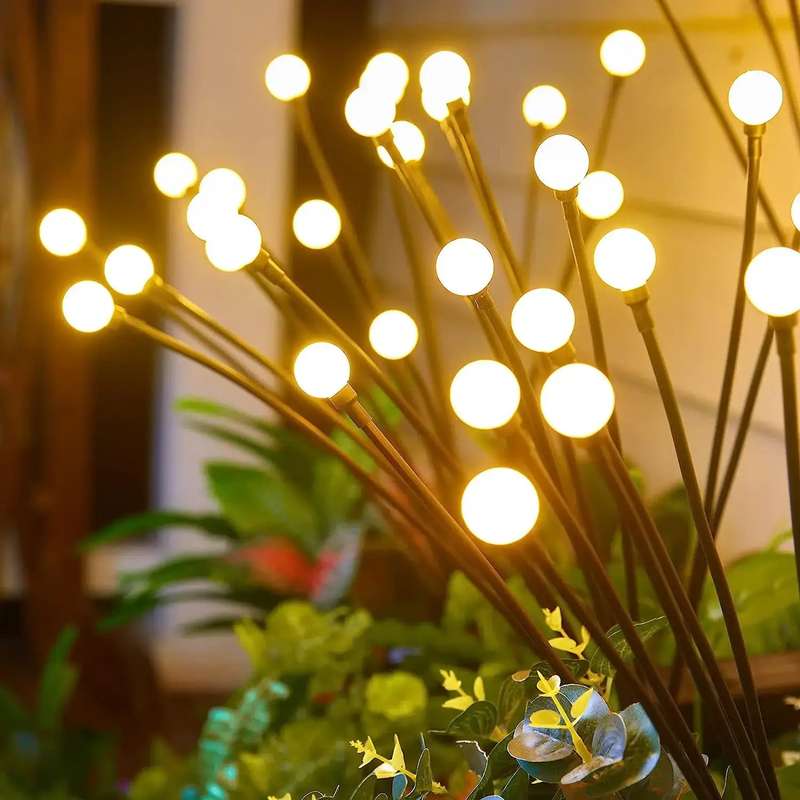 LED Firefly Lights - Solar Powered - 10 LEDs