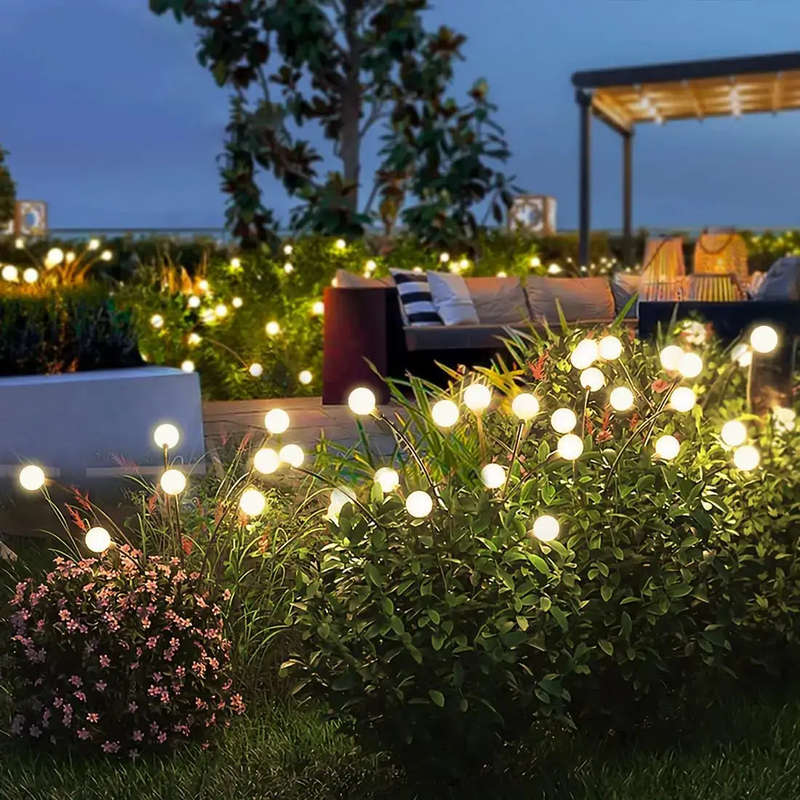 LED Firefly Lights - Solar Powered - 10 LEDs
