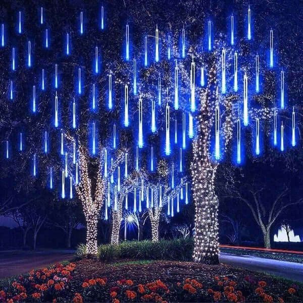 Meteor Shower Rain LED Fairy Lights - AC, 30cm, 8 Tubes