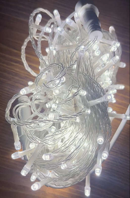 LED Fairy Lights Strings - Warm White 4000K 20m Steady