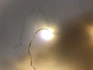 MicroLED 1.5m Silver Wire - Bright White