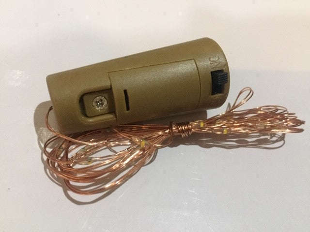 MicroLED Cork lights 1.5m Silver Wire, Warm White
