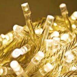 LED Fairy Lights Strings - Warm White 20m Flashing