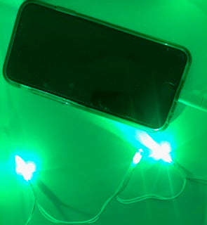 iPhone/Samsung fairy lights USB charging cable