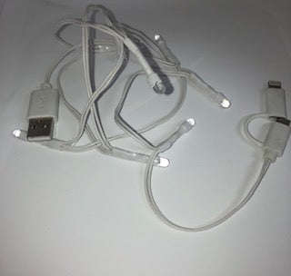 iPhone/Samsung fairy lights USB charging cable