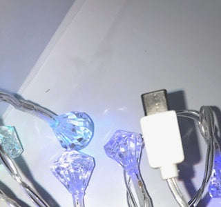 Samsung diamond lights USB charging cable