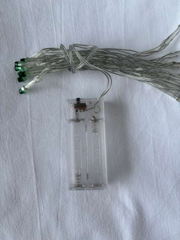 Battery lights - Turquoise 2m