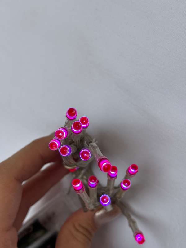 Battery lights - Rose Pink 2m