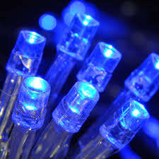 LED Fairy Lights Strings - Blue 20m Steady