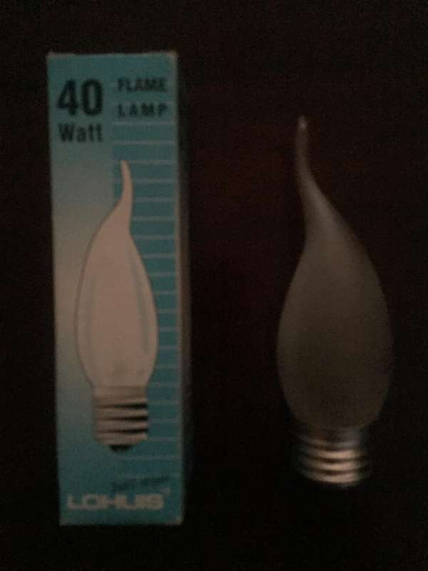 Globes - Flame Lamp E27- 40W