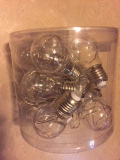 MicroLED 2.0m Silver Wire + Bulbs - Multi-colour