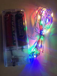 MicroLED 3.0m Silver Wire - Multicolour