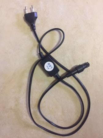 Power cord for LED rope lights