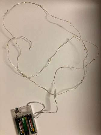 MicroLED 3.0m Silver Wire - Red