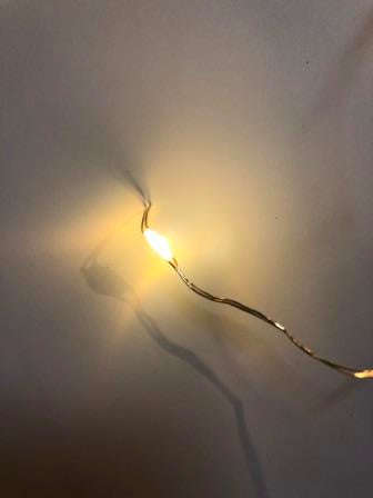 MicroLED 1.5m Silver Wire - Warm White