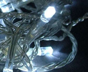 LED Fairy Lights Strings - Bright White 20m - Flashing