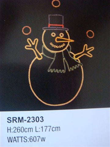 Motif - Snowman at Play