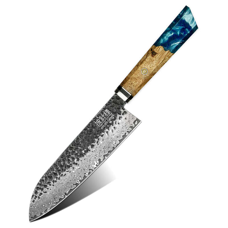 ANJIN SAMA Premium Stainless Damascus Santuko - DMS-254F