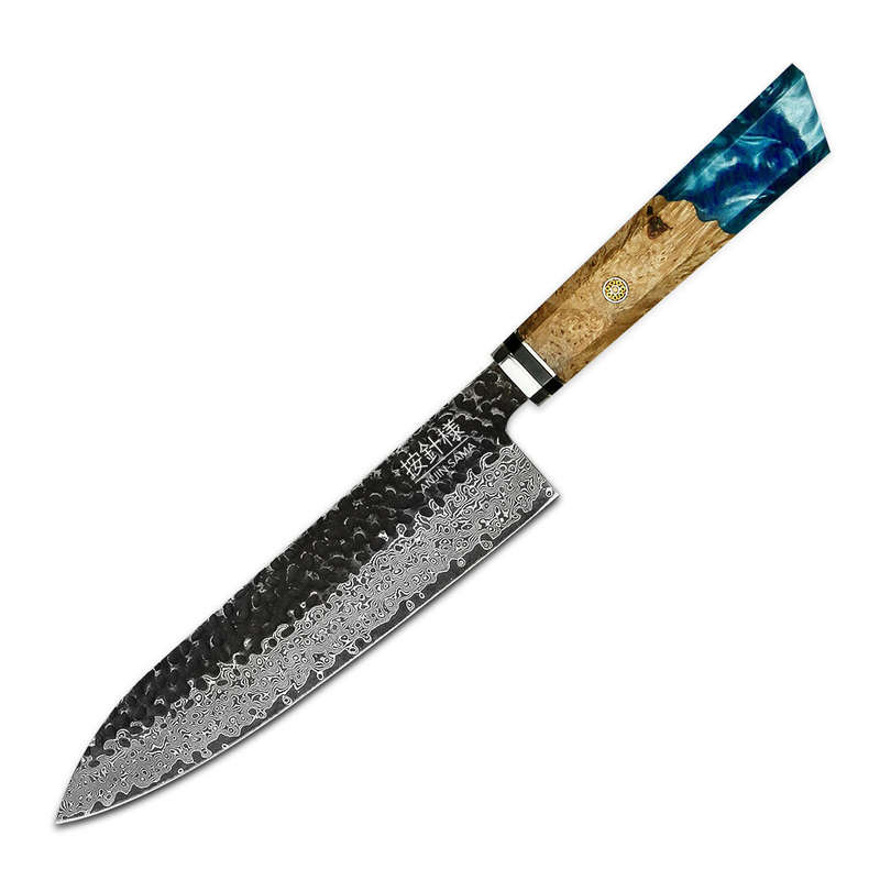 ANJIN SAMA Premium Stainless Damascus Gyuto - DMS-254A