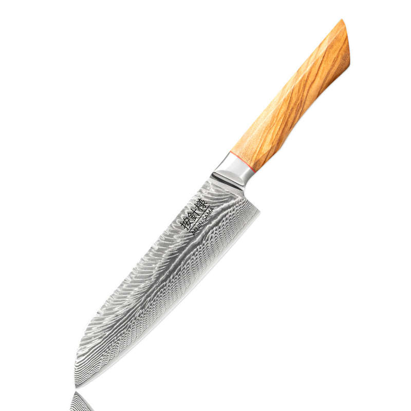 ANJIN SAMA Premium Stainless Damascus SANTUKO - DMS-323H