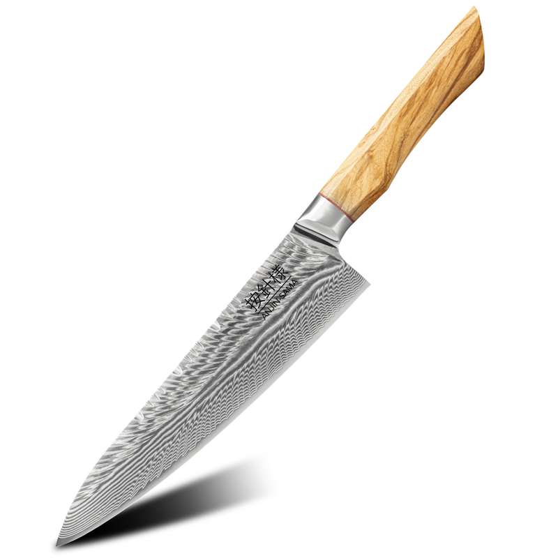 ANJIN SAMA Premium Stainless Damascus Chef knife - DMS-323B