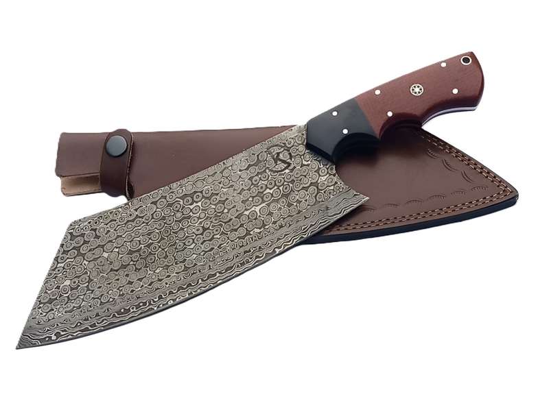 Handmade Damascus Cleaver - SCZ-908B