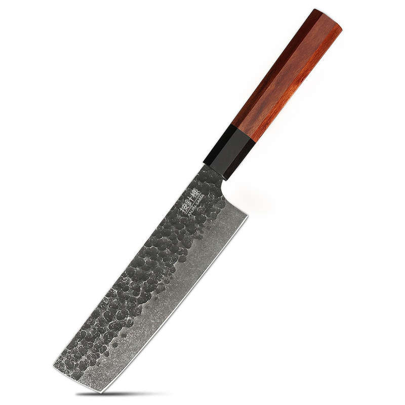 ANJIN SAMA Premium Hammered Chef Knife Nakiri knife - DMS-327B