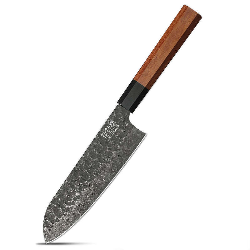 ANJIN SAMA Premium Hammered Chef Knife Santuko knife - DMS-327E