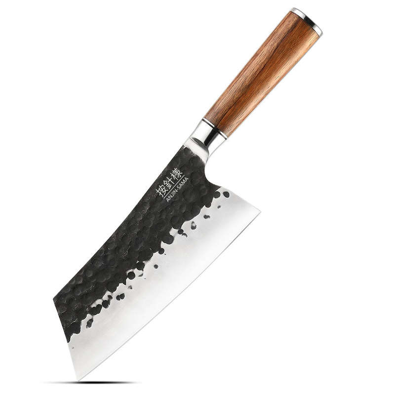 ANJIN SAMA Stainless Hammered Cleaver knife - DK-071M